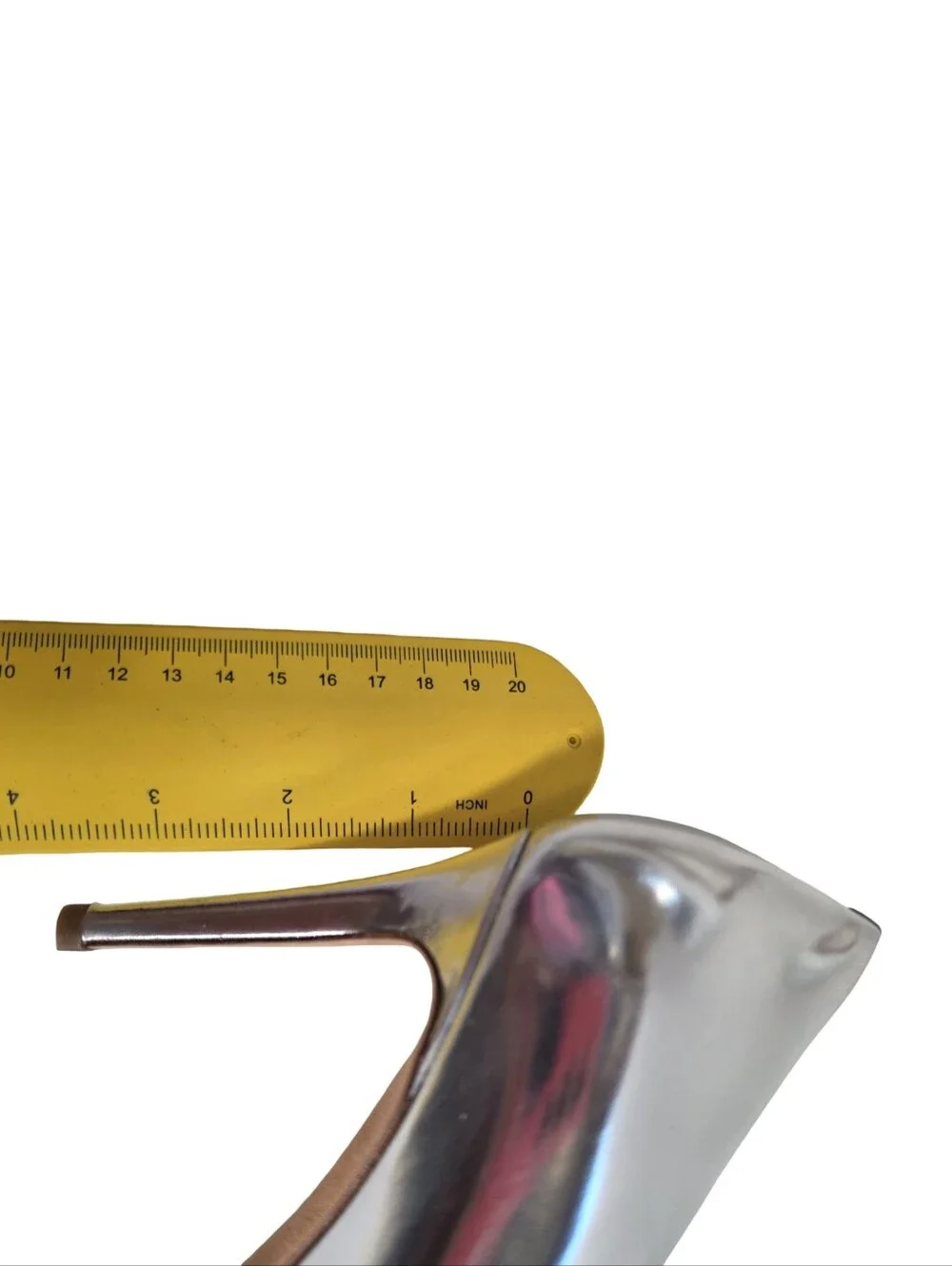 J.Crew Everly Mirror Metallic Silver Pumps Shoes Women Silver Leather Size 9 - Picture 10 of 11